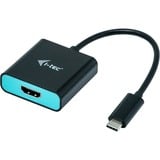 i-tec USB-C 3.2 Gen 2 naar HDMI adapter Zwart, 0,15 meter, 4K 60Hz