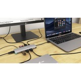 i-tec USB-C Metal Nano dockingstation Grijs