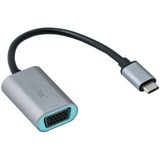 i-tec USB-C naar Metal VGA 1080p / 60 Hz adapter Zwart/zilver