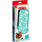 Nintendo Switch-etui (Animal Crossing: New Horizons-editie) en beschermfolie, tas Wit/groen