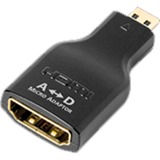 Audioquest HDMI A naar D adapter Zwart