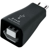 Audioquest USB B naar USB Micro adapter Zwart