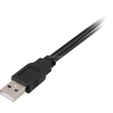DeLOCK 2x USB-A 2.0 male > USB mini 5-Pin splitterkabel Zwart/rood, 1 meter