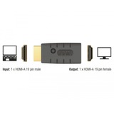 DeLOCK Adapter HDMI-A stekker > HDMI-A aansluiting, EDID Emulator Zwart