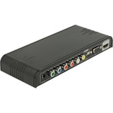 DeLOCK Converter CVBS/YPbPr/VGA > HDMI met scaler Zwart