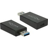 DeLOCK Converter USB 3.1 Type-A > USB Type-C adapter Zwart, 65689