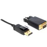 DeLOCK DisplayPort > DVI 24+1 adapter Zwart, 5 meter