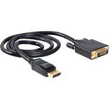 DeLOCK DisplayPort naar DVI kabel adapter Zwart, 1 meter