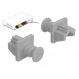 DeLOCK Dust Cover voor RJ-45-poort beschermdop Grijs, 10 stuks