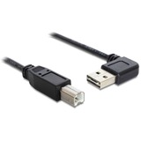 DeLOCK EASY-USB 2.0 Type-A male > USB 2.0 Type-B male kabel Zwart, 0,5 m