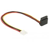 DeLOCK Floppy 4 pin female > SATA 15 pin female kabel 0,3 meter