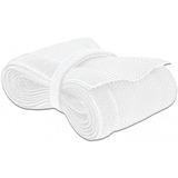 DeLOCK Gevlochten sleeve met klittenband slang Wit, 2 m x Ø 32 mm