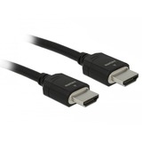 DeLOCK HDMI kabel Zwart, 1 meter, 8K 60Hz, 48 Gbps