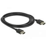 DeLOCK HDMI kabel Zwart, 2 meter, 8K 60Hz, 48 Gbps