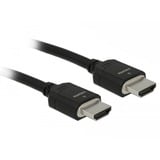 DeLOCK HDMI kabel Zwart, 2 meter, 8K 60Hz, 48 Gbps