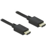 DeLOCK High Speed HDMI kabel Zwart, 1 meter, 8K 60Hz, 48 Gbps