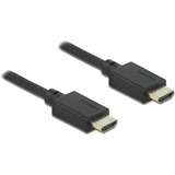 DeLOCK High Speed HDMI kabel Zwart, 2,5 meter, 8K 60Hz, 48 Gbps
