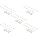Kabelbinderbevestiging 30 x 30 mm met kabelbinders L 200 x B 4,8 mm
