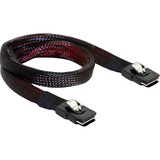 DeLOCK Mini SAS 36-Pin maler-male (SFF 8087) kabel Zwart, 0,5 meter