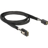 DeLOCK Mini SAS HD SFF-8643 naar Mini SAS SFF-8087 adapterkabel Zwart, 1 meter