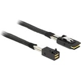 DeLOCK Mini SAS HD SFF-8643 naar Mini SAS SFF-8087 adapterkabel Zwart, 1 meter