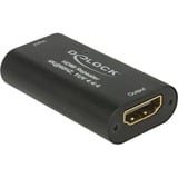 DeLOCK Repeater HDMI 4K 60 Hz Zwart