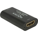 DeLOCK Repeater HDMI 4K 60 Hz Zwart