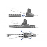 DeLOCK Spiraalslang met Pull-in Tool 2,5 m x 20 mm kabelslang Grijs