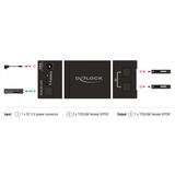 DeLOCK Switch 2x TOSLINK naar 1x TOSLINK out Zwart