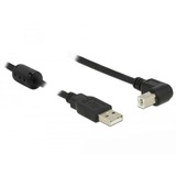DeLOCK USB 2.0 Type-A male > USB 2.0 Type-B male kabel Zwart, 0,5 m