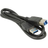 DeLOCK USB 3.0 > 4x Gigabit LAN adapter Zwart, 80 centimeter