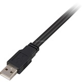 DeLOCK USB-A 2.0 male > 2 x USB-A 2.0 male kabel Zwart, 0,7 meter