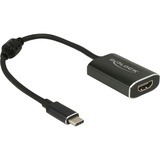 DeLOCK USB-C male > HDMI female 4K 60 Hz adapter Donkergrijs