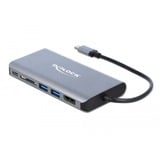 DeLOCK USB Type-C dockingstation 4K Grijs