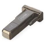 Digitus 9-pin serieel naar USB-A 2.0 adapter Zwart