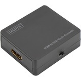 Digitus Adapter HDMI naar VGA en Audio converter Zwart