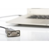 Digitus Serieel > USB-C kabel Zwart, 1 meter