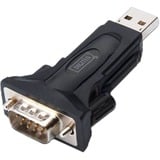 Digitus USB-A 2.0 naar Serieel RS485 adapter Zwart