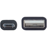 HP USB-A naar Micro-USB-B 3,0 m kabel Zwart