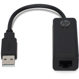 HP USB A to RJ45 (2UX21AA) adapter Zwart