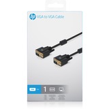 HP VGA kabel Zwart, 1 meter