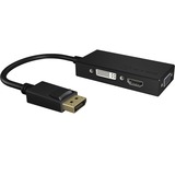 ICY BOX IB-AC1031 3-in-1 adapter Zwart