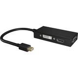 ICY BOX IB-AC1032 3 in 1 adapter Zwart