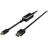 ICY BOX IB-AC548 Mini DisplayPort to active HDMI adapter Zwart