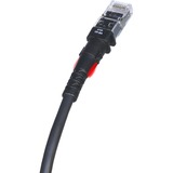 Patchsee Netwerkabel TP-6A-F/4 Zwart, 1,2 meter