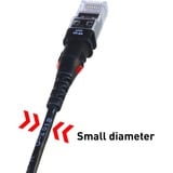 Patchsee Netwerkabel TP-6A-U/6 Zwart, 1,8 meter