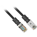 Patchsee Patchkabel RJ-45 Cat.5e FTP, 60 cm Zwart