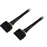Sharkoon 15-pin SATA naar 2x 15-pin SATA Y-stroomsplitterkabel Zwart, 20 centimeter