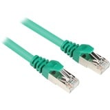 Sharkoon Cat.6 netwerkkabel Groen, 0,5 meter, SFTP, RJ-45