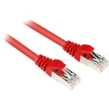 Sharkoon Cat.6 netwerkkabel Rood, 5 meter, SFTP, RJ-45